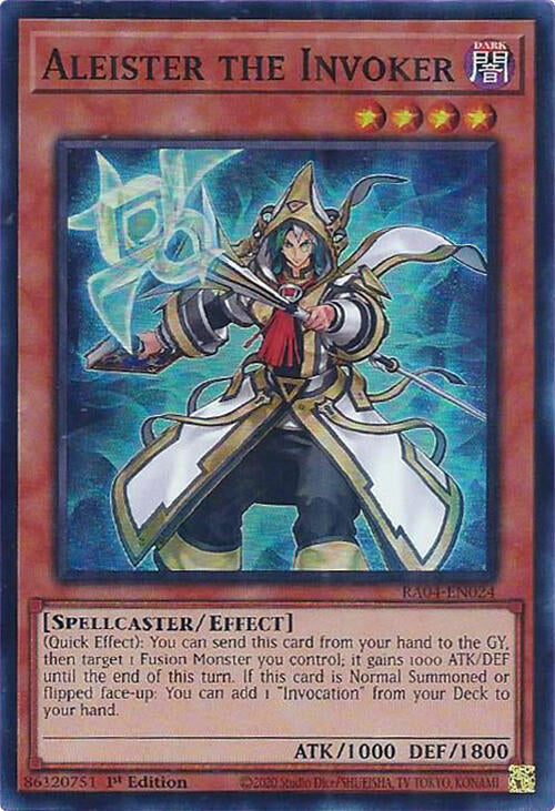 Aleister the Invoker (Alternate Art) [RA04-EN024] Super Rare Yu-Gi-Oh!