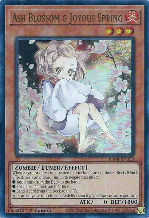 Ash Blossom & Joyous Spring (Alternate Art) [RA04-EN025] Ultra Rare Yu-Gi-Oh!