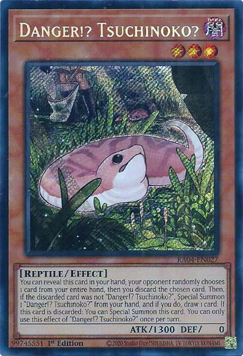 Danger!? Tsuchinoko? [RA04-EN027] Secret Rare Yu-Gi-Oh!