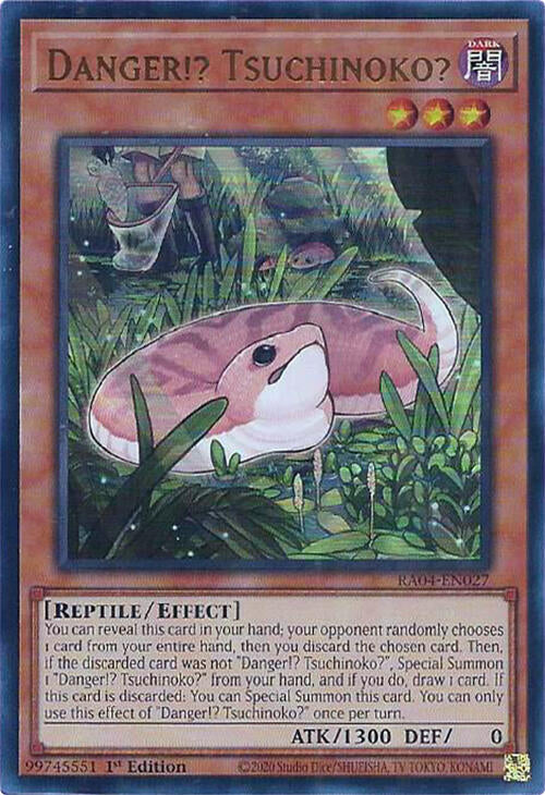 Danger!? Tsuchinoko? [RA04-EN027] Ultra Rare Yu-Gi-Oh!