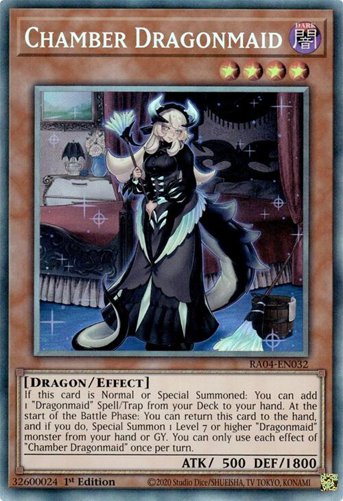 Chamber Dragonmaid [RA04-EN032] Prismatic Collector's Rare Yu-Gi-Oh!
