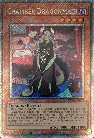 Chamber Dragonmaid [RA04-EN032] Platinum Secret Rare Yu-Gi-Oh!