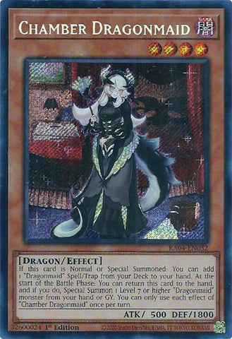 Chamber Dragonmaid [RA04-EN032] Secret Rare Yu-Gi-Oh!
