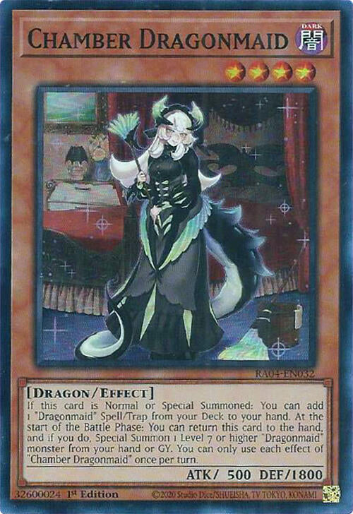 Chamber Dragonmaid [RA04-EN032] Super Rare Yu-Gi-Oh!