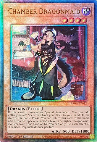 Chamber Dragonmaid [RA04-EN032] Prismatic Ultimate Rare Yu-Gi-Oh!