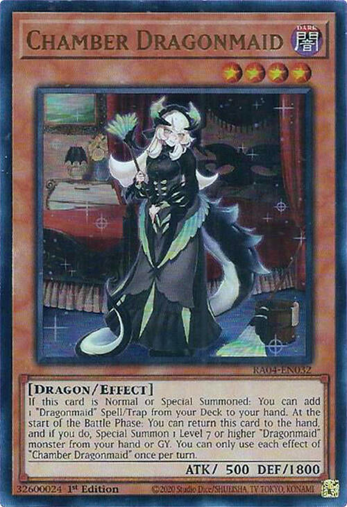 Chamber Dragonmaid [RA04-EN032] Ultra Rare Yu-Gi-Oh!