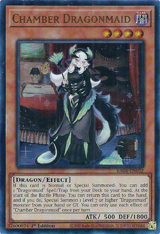 Chamber Dragonmaid [RA04-EN032] Ultra Rare Yu-Gi-Oh!