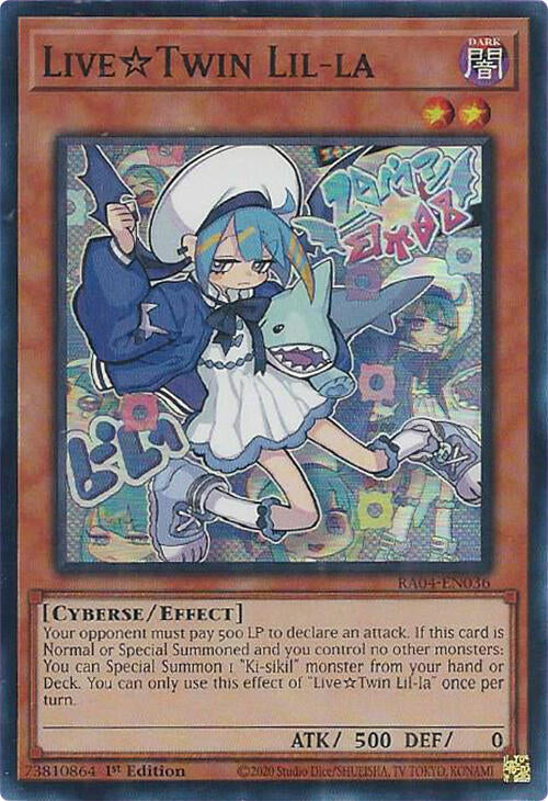 LiveTwin Lil-la [RA04-EN036] Super Rare Yu-Gi-Oh!
