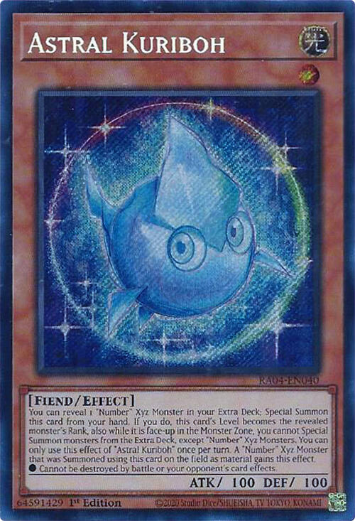 Astral Kuriboh [RA04-EN040] Secret Rare Yu-Gi-Oh!