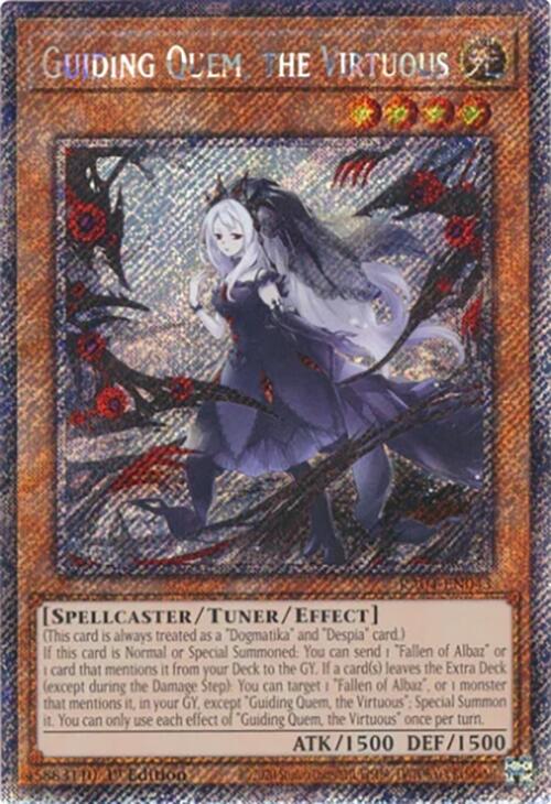 Guiding Quem, the Virtuous [RA04-EN043] Platinum Secret Rare Yu-Gi-Oh!
