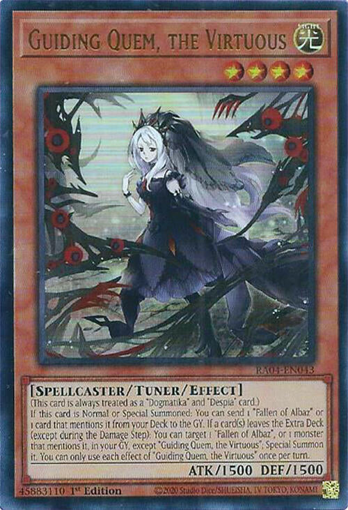 Guiding Quem, the Virtuous [RA04-EN043] Ultra Rare Yu-Gi-Oh!