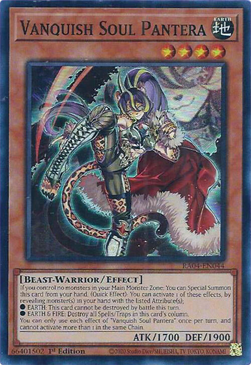 Vanquish Soul Pantera [RA04-EN044] Super Rare Yu-Gi-Oh!