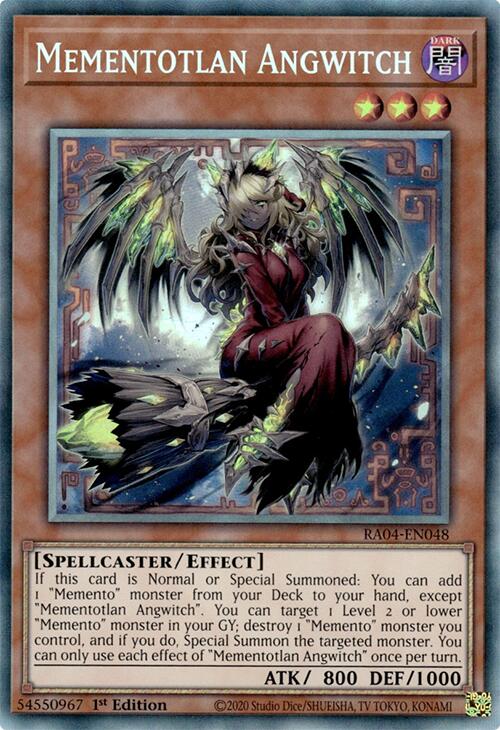 Mementotlan Angwitch [RA04-EN048] Prismatic Collector's Rare Yu-Gi-Oh!