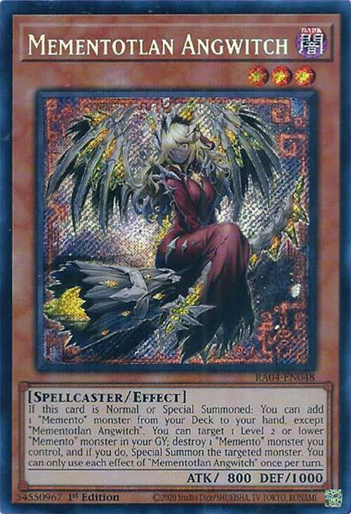 Mementotlan Angwitch [RA04-EN048] Secret Rare Yu-Gi-Oh!