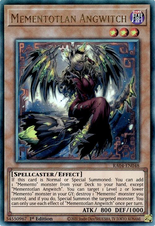Mementotlan Angwitch [RA04-EN048] Prismatic Ultimate Rare Yu-Gi-Oh!