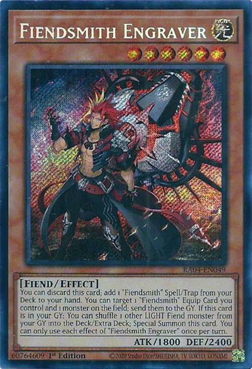 Fiendsmith Engraver [RA04-EN049] Secret Rare Yu-Gi-Oh!