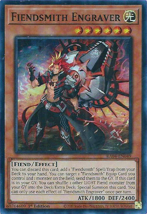 Fiendsmith Engraver [RA04-EN049] Super Rare Yu-Gi-Oh!