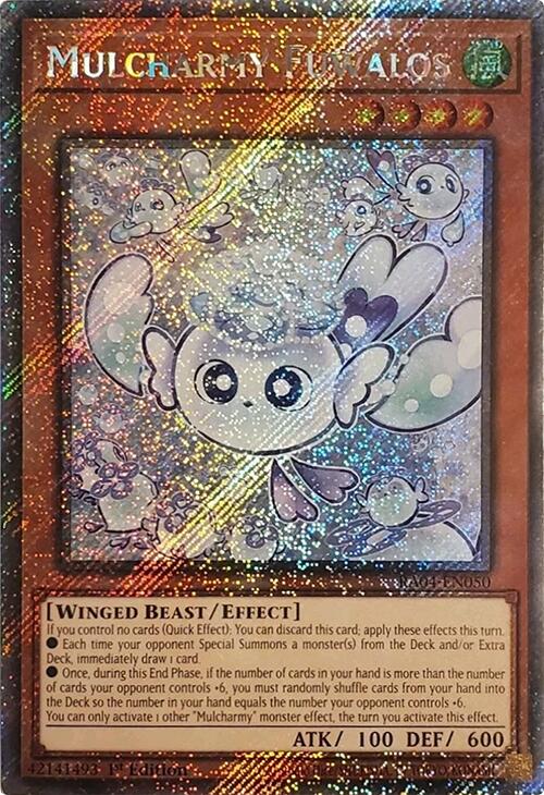 Mulcharmy Fuwalos [RA04-EN050] Platinum Secret Rare Yu-Gi-Oh!