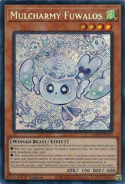 Mulcharmy Fuwalos [RA04-EN050] Secret Rare Yu-Gi-Oh!