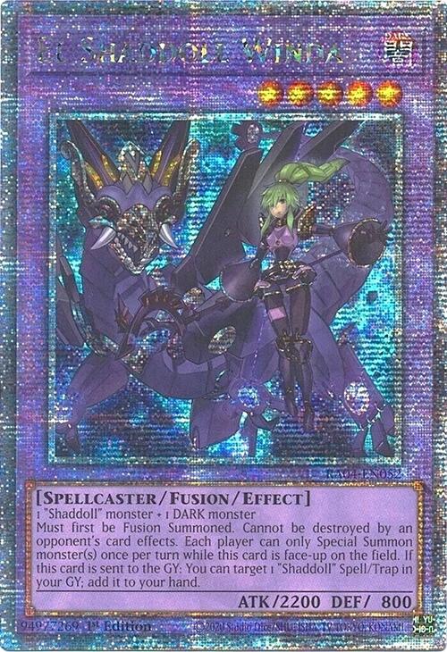 El Shaddoll Winda (Alternate Art) [RA04-EN052] Quarter Century Secret Rare Yu-Gi-Oh!