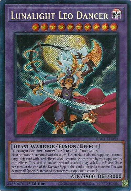 Lunalight Leo Dancer [RA04-EN053] Secret Rare Yu-Gi-Oh!