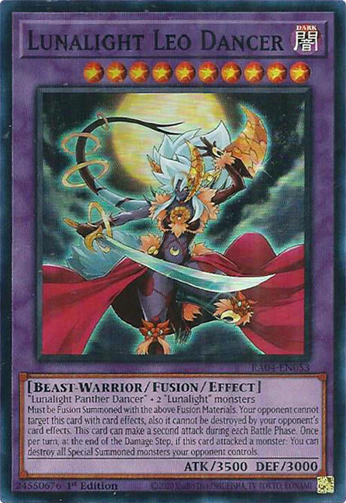 Lunalight Leo Dancer [RA04-EN053] Super Rare Yu-Gi-Oh!