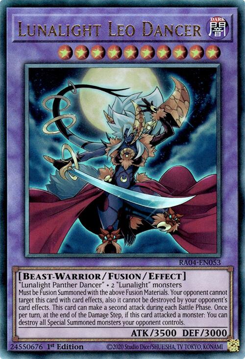 Lunalight Leo Dancer [RA04-EN053] Prismatic Ultimate Rare Yu-Gi-Oh!