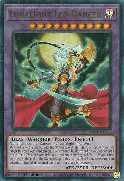 Lunalight Leo Dancer [RA04-EN053] Ultra Rare Yu-Gi-Oh!