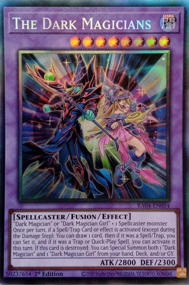 The Dark Magicians [RA04-EN054] Prismatic Collector's Rare Yu-Gi-Oh!