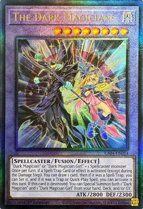 The Dark Magicians [RA04-EN054] Prismatic Ultimate Rare Yu-Gi-Oh!