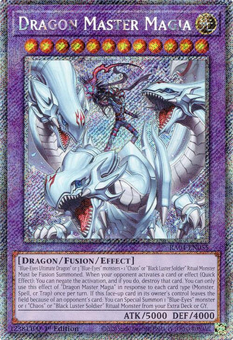 Dragon Master Magia [RA04-EN055] Platinum Secret Rare Yu-Gi-Oh!