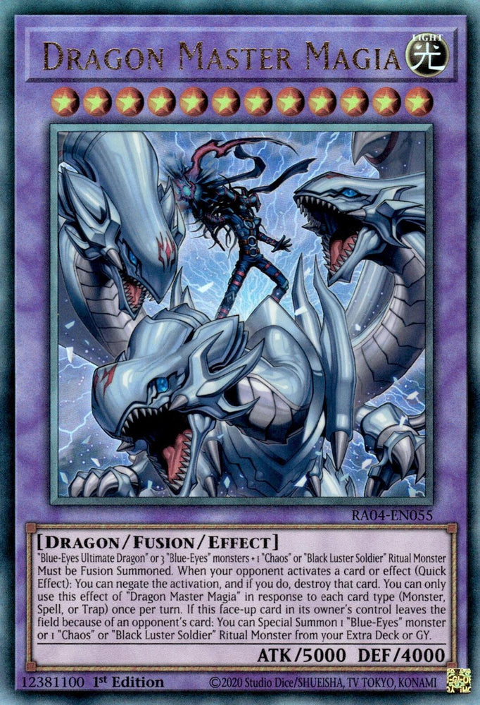 Dragon Master Magia [RA04-EN055] Prismatic Ultimate Rare Yu-Gi-Oh!