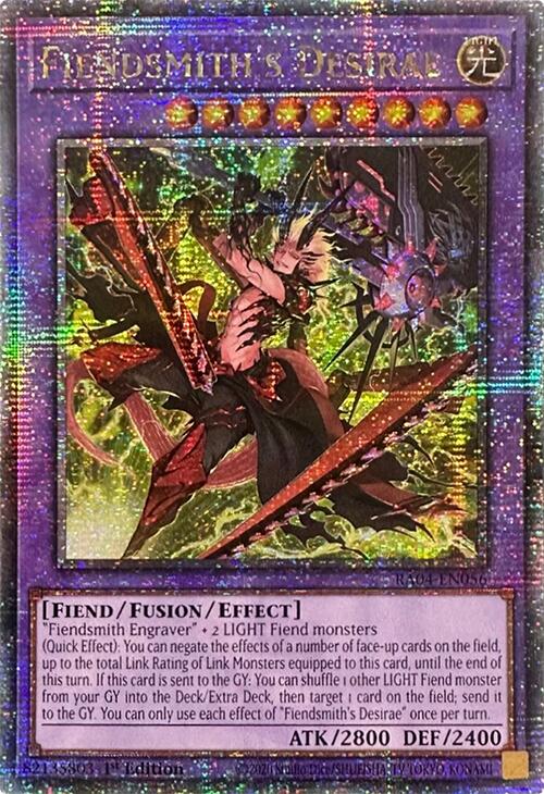 Fiendsmith's Desirae [RA04-EN056] Quarter Century Secret Rare Yu-Gi-Oh!