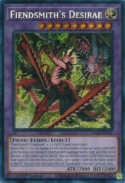 Fiendsmith's Desirae [RA04-EN056] Secret Rare Yu-Gi-Oh!