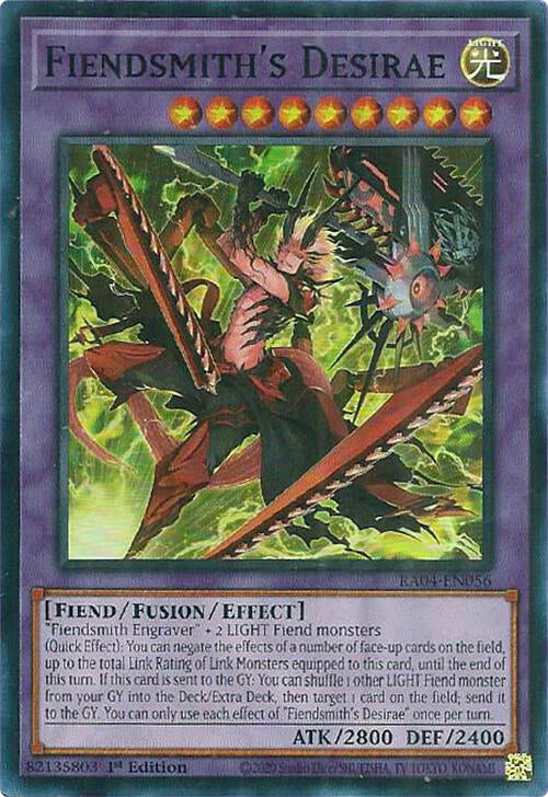 Fiendsmith's Desirae [RA04-EN056] Super Rare Yu-Gi-Oh!
