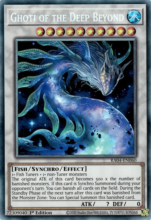 Ghoti of the Deep Beyond [RA04-EN060] Prismatic Collector's Rare Yu-Gi-Oh!