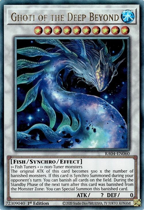 Ghoti of the Deep Beyond [RA04-EN060] Prismatic Ultimate Rare Yu-Gi-Oh!