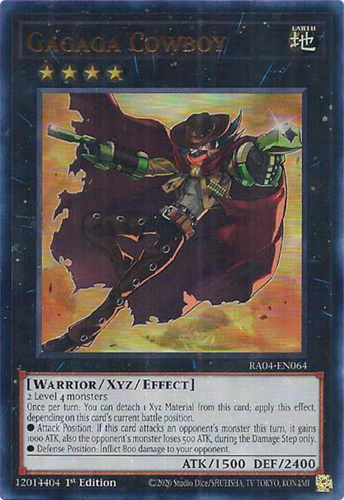 Gagaga Cowboy [RA04-EN064] Ultra Rare Yu-Gi-Oh!