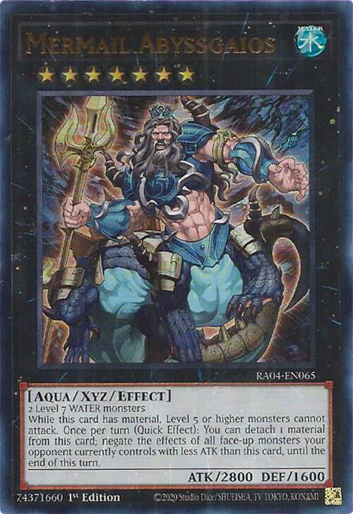 Mermail Abyssgaios [RA04-EN065] Ultra Rare Yu-Gi-Oh!
