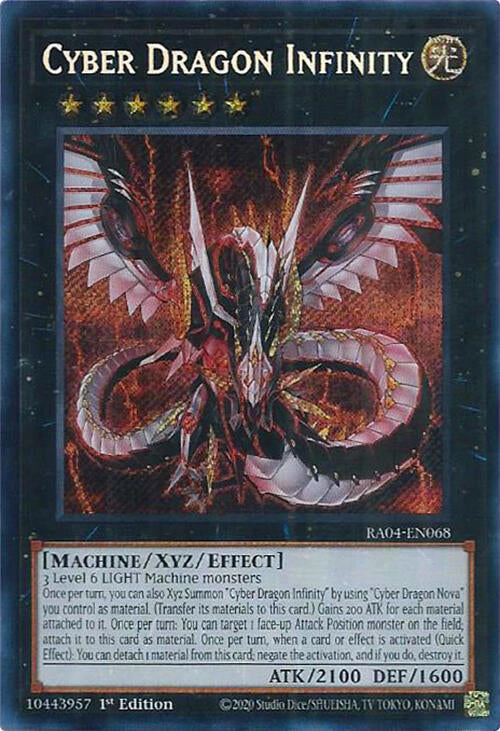 Cyber Dragon Infinity [RA04-EN068] Secret Rare Yu-Gi-Oh!