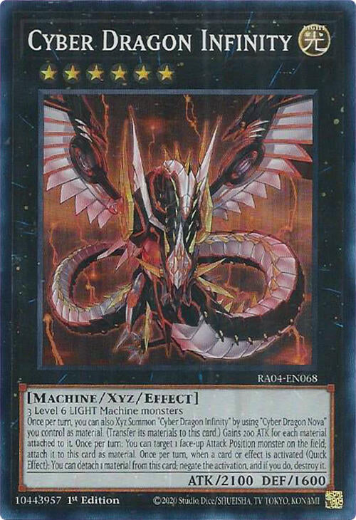 Cyber Dragon Infinity [RA04-EN068] Super Rare Yu-Gi-Oh!
