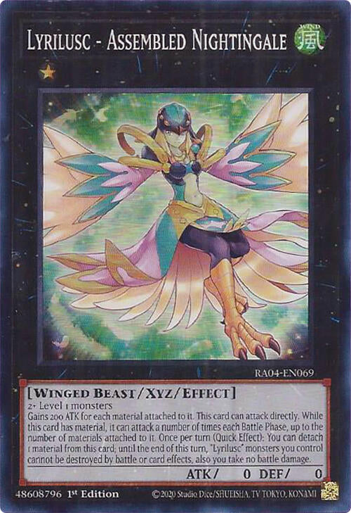 Lyrilusc - Assembled Nightingale [RA04-EN069] Super Rare Yu-Gi-Oh!