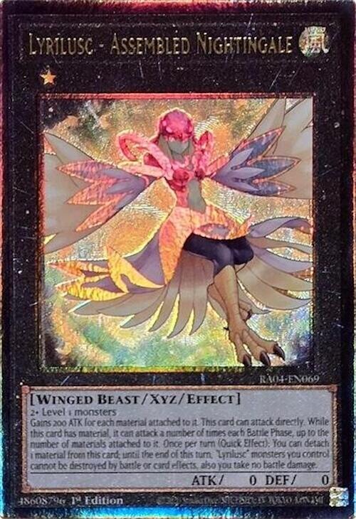 Lyrilusc - Assembled Nightingale [RA04-EN069] Prismatic Ultimate Rare Yu-Gi-Oh!