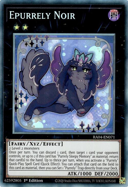 Epurrely Noir [RA04-EN071] Prismatic Collector's Rare Yu-Gi-Oh!