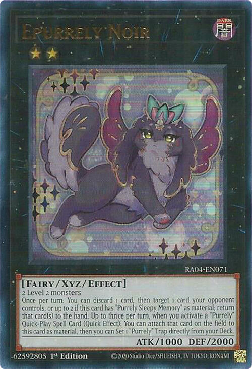 Epurrely Noir [RA04-EN071] Ultra Rare Yu-Gi-Oh!