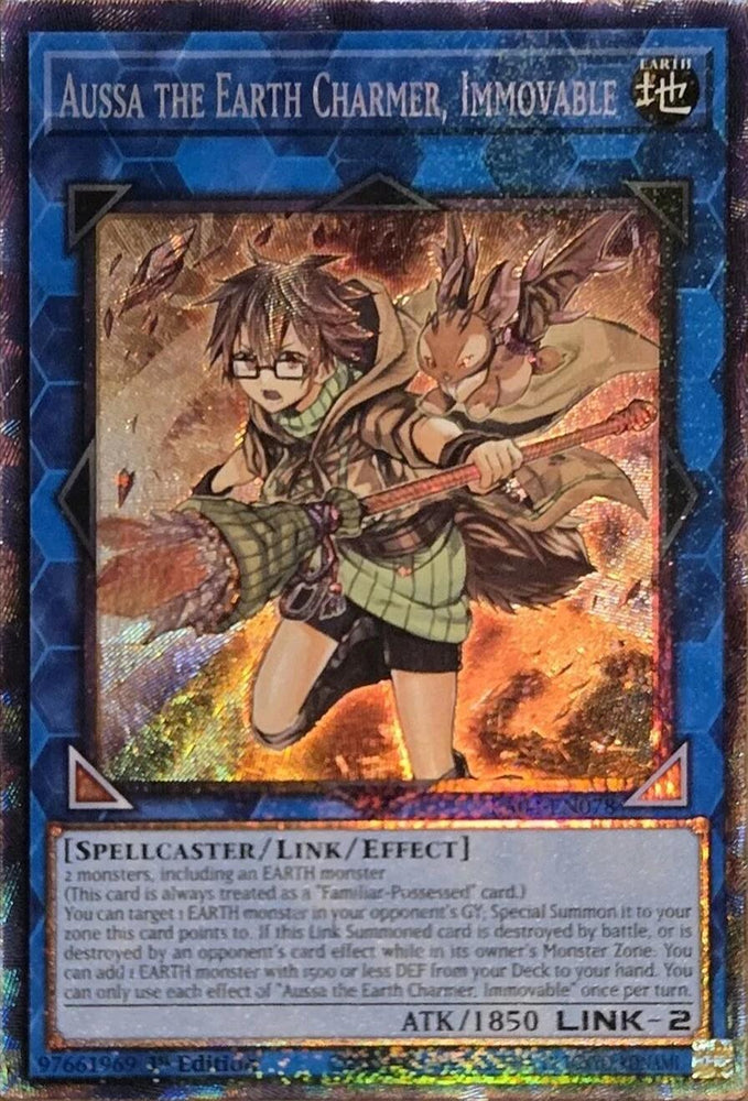 Aussa the Earth Charmer, Immovable [RA04-EN078] Prismatic Collector's Rare Yu-Gi-Oh!