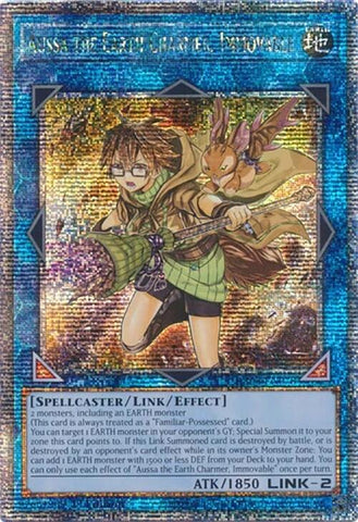 Aussa the Earth Charmer, Immovable [RA04-EN078] Quarter Century Secret Rare Yu-Gi-Oh!