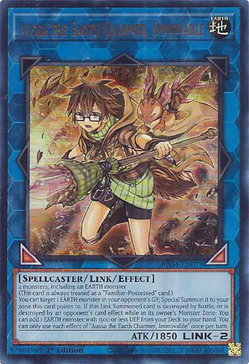 Aussa the Earth Charmer, Immovable [RA04-EN078] Ultra Rare Yu-Gi-Oh!