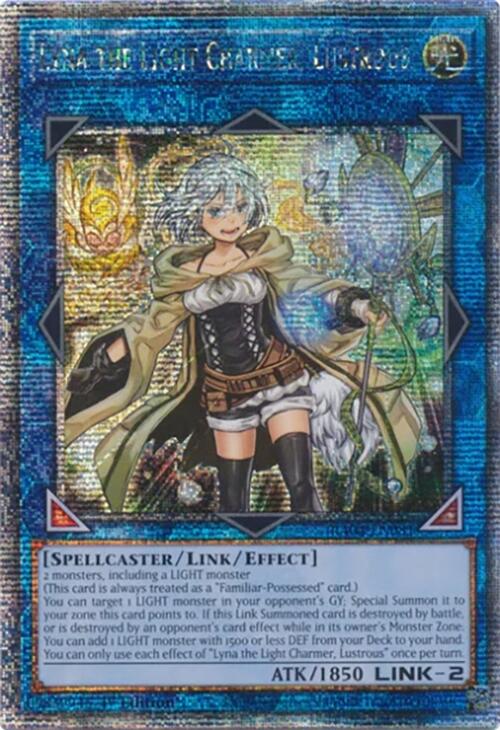 Lyna the Light Charmer, Lustrous [RA04-EN081] Quarter Century Secret Rare Yu-Gi-Oh!
