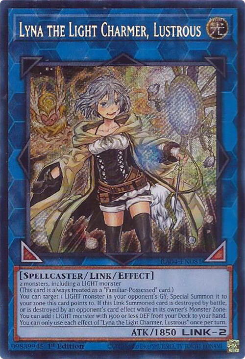 Lyna the Light Charmer, Lustrous [RA04-EN081] Secret Rare Yu-Gi-Oh!